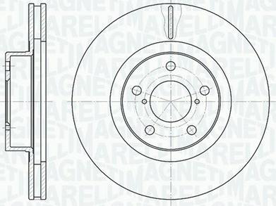 Magneti Marelli 361302040348 - Тормозной диск autosila-amz.com