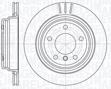 Magneti Marelli 361302040358 - Тормозной диск autosila-amz.com