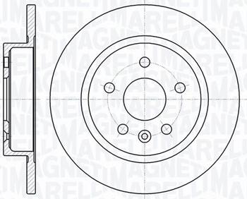 Magneti Marelli 361302040363 - Тормозной диск autosila-amz.com