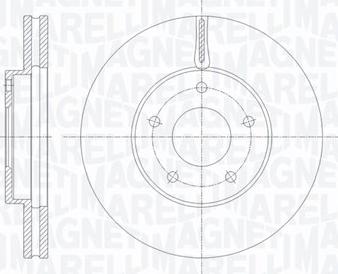 Magneti Marelli 361302040314 - Тормозной диск autosila-amz.com