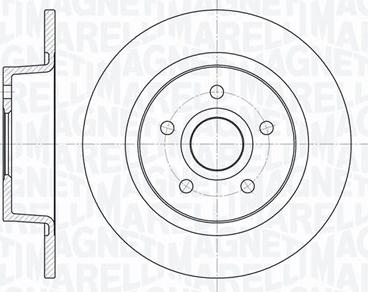 Magneti Marelli 361302040329 - Тормозной диск autosila-amz.com