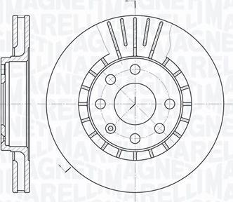 Magneti Marelli 361302040328 - Тормозной диск autosila-amz.com