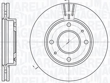 Magneti Marelli 361302040294 - Тормозной диск autosila-amz.com