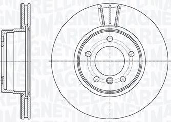 Magneti Marelli 361302040296 - Тормозной диск autosila-amz.com