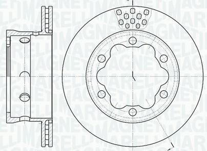 Magneti Marelli 361302040298 - Тормозной диск autosila-amz.com