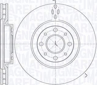 Magneti Marelli 361302040246 - Тормозной диск autosila-amz.com