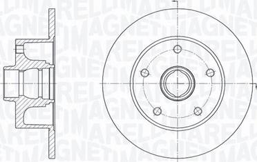 Magneti Marelli 361302040241 - Тормозной диск autosila-amz.com