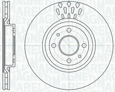 KWP 129298 - Тормозной диск autosila-amz.com