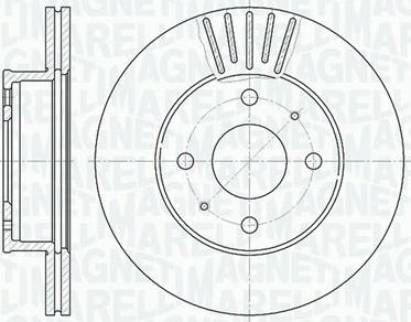 Magneti Marelli 361302040266 - Тормозной диск autosila-amz.com