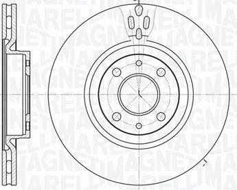 Magneti Marelli 361302040260 - Тормозной диск autosila-amz.com