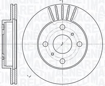 Magneti Marelli 361302040204 - Тормозной диск autosila-amz.com