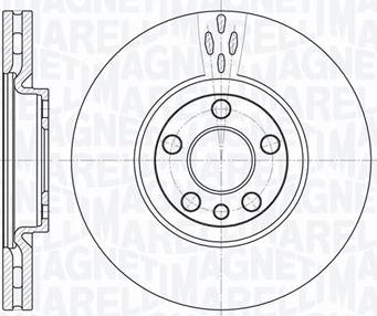 Magneti Marelli 361302040200 - Тормозной диск autosila-amz.com