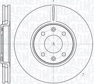 Magneti Marelli 361302040202 - Тормозной диск autosila-amz.com