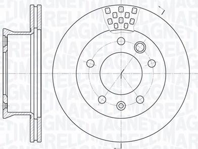 Magneti Marelli 361302040216 - Тормозной диск autosila-amz.com