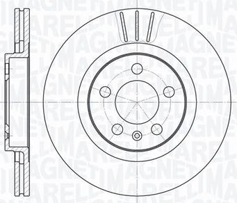 Magneti Marelli 361302040218 - Тормозной диск autosila-amz.com