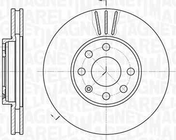 Magneti Marelli 361302040212 - Тормозной диск autosila-amz.com