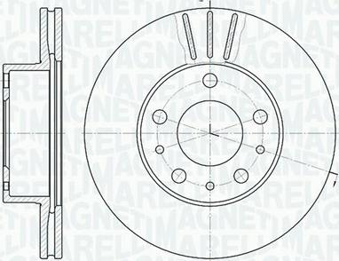 Magneti Marelli 361302040230 - Тормозной диск autosila-amz.com