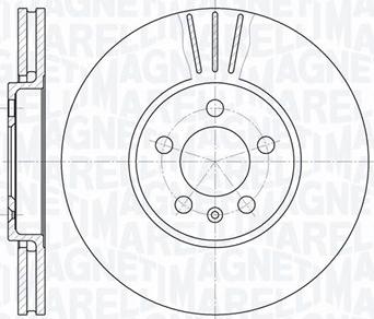 Magneti Marelli 361302040222 - Тормозной диск autosila-amz.com