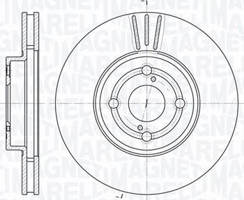 Magneti Marelli 361302040270 - Тормозной диск autosila-amz.com