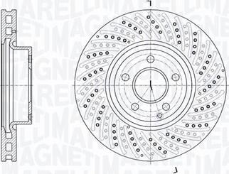 Magneti Marelli 361302040747 - Тормозной диск autosila-amz.com
