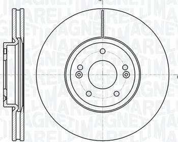 Magneti Marelli 361302040752 - Тормозной диск autosila-amz.com