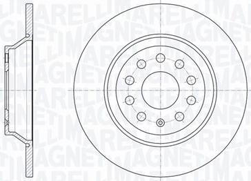 Magneti Marelli 361302040708 - Тормозной диск autosila-amz.com