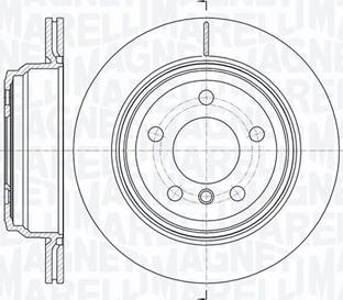 Magneti Marelli 361302040780 - Тормозной диск autosila-amz.com