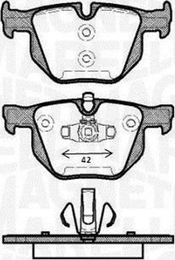 Magneti Marelli 363916060486 - Тормозные колодки, дисковые, комплект autosila-amz.com