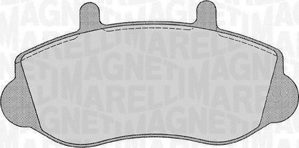 Magneti Marelli 363916060544 - Тормозные колодки, дисковые, комплект autosila-amz.com