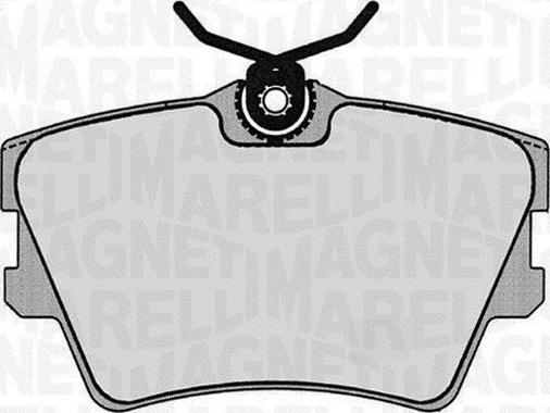 Magneti Marelli 363916060529 - Тормозные колодки, дисковые, комплект autosila-amz.com