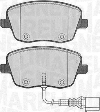 Magneti Marelli 363916060576 - Колодки тормоз.диск. SEAT CORDOBA II (6L2) 02- autosila-amz.com