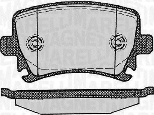 Magneti Marelli 363916060601 - Колодки тормозные дисковые autosila-amz.com