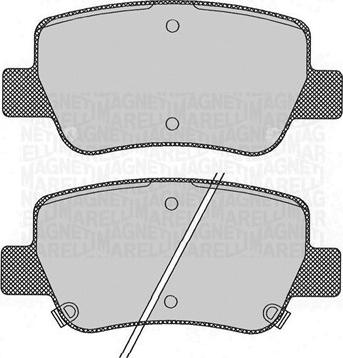 Magneti Marelli 363916060686 - 363916060686#BRAKE PADS! \TOYOTAAvensis III (T27) autosila-amz.com