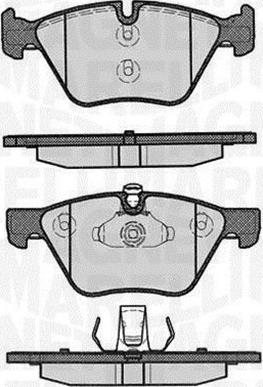 Magneti Marelli 363916060156 - Тормозные колодки, дисковые, комплект autosila-amz.com