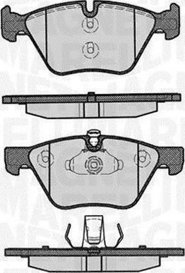 Magneti Marelli 363916060160 - Тормозные колодки, дисковые, комплект autosila-amz.com