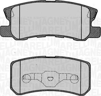 Magneti Marelli 363916060340 - Тормозные колодки, дисковые, комплект autosila-amz.com