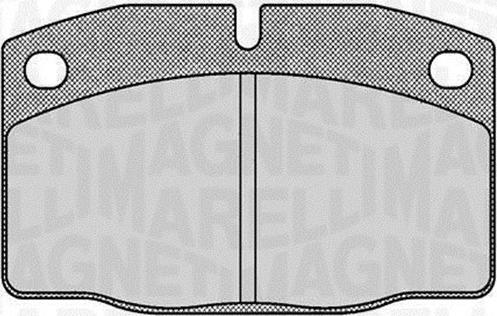 Magneti Marelli 363916060354 - Тормозные колодки, дисковые, комплект autosila-amz.com