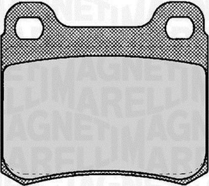 Magneti Marelli 363916060304 - Тормозные колодки, дисковые, комплект autosila-amz.com