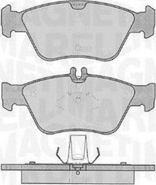 Magneti Marelli 363916060310 - Тормозные колодки, дисковые, комплект autosila-amz.com