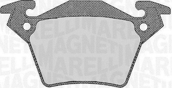 Magneti Marelli 363916060328 - Тормозные колодки, дисковые, комплект autosila-amz.com