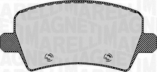 Magneti Marelli 363916060264 - Тормозные колодки, дисковые, комплект autosila-amz.com