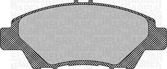 Magneti Marelli 363916060707 - Тормозные колодки, дисковые, комплект autosila-amz.com