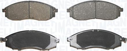 Magneti Marelli 363916061128 - Тормозные колодки, дисковые, комплект autosila-amz.com