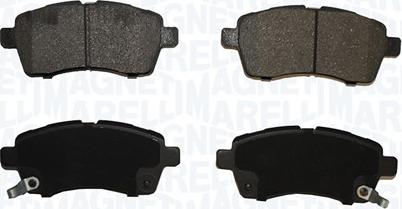 Magneti Marelli 363916061262 - Тормозные колодки, дисковые, комплект autosila-amz.com