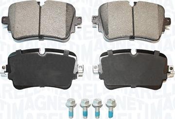 Magneti Marelli 363916061279 - Тормозные колодки, дисковые, комплект autosila-amz.com