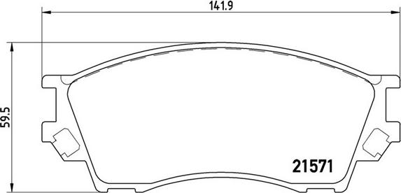 Magneti Marelli 363700449019 - Тормозные колодки, дисковые, комплект autosila-amz.com