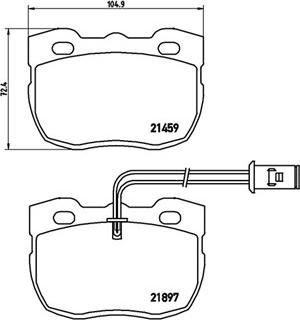 FIT FP0520 - Тормозные колодки, дисковые, комплект autosila-amz.com