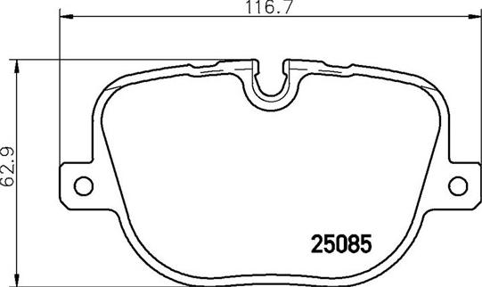 Magneti Marelli 363700444025 - Тормозные колодки, дисковые, комплект autosila-amz.com