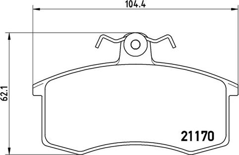 Magneti Marelli 363700441003 - Тормозные колодки, дисковые, комплект autosila-amz.com