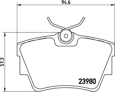 Magneti Marelli 363700459041 - Тормозные колодки, дисковые, комплект autosila-amz.com